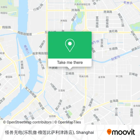 怪兽充电(乐凯撒·榴莲比萨利津路店) map