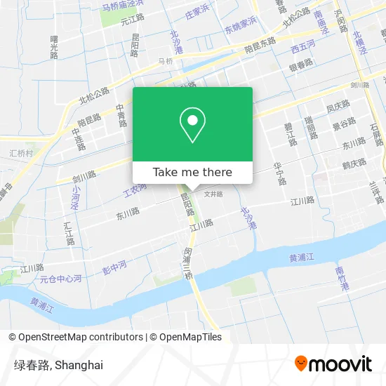 绿春路 map