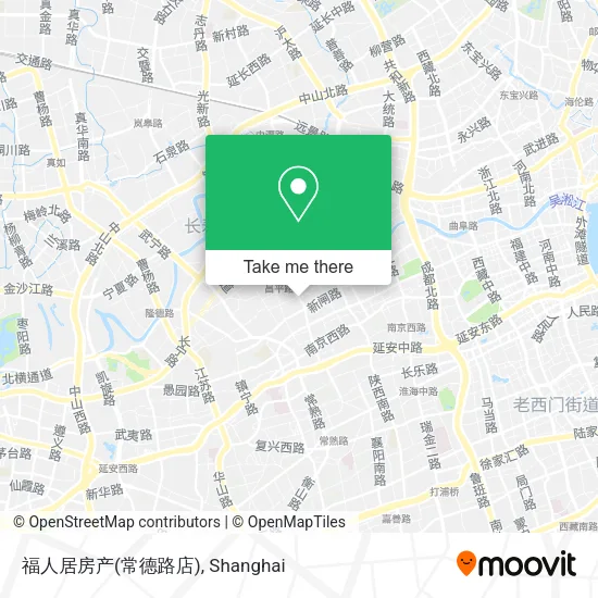 福人居房产(常德路店) map