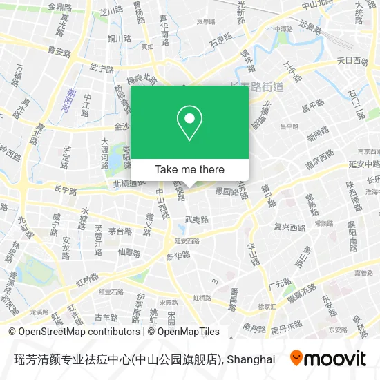 瑶芳清颜专业祛痘中心(中山公园旗舰店) map