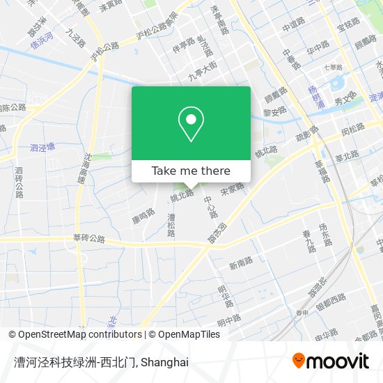 漕河泾科技绿洲-西北门 map