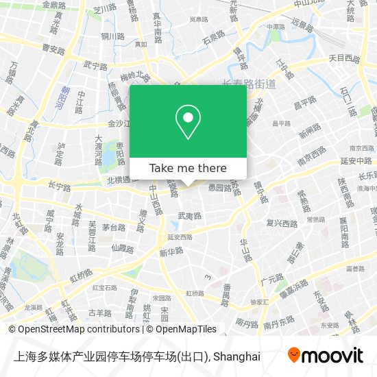 上海多媒体产业园停车场停车场(出口) map