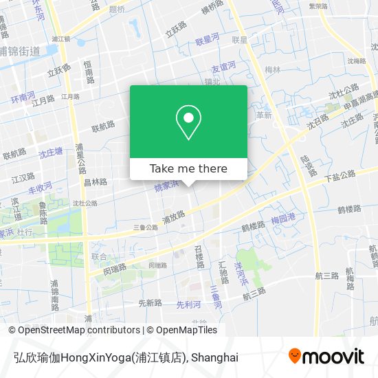 弘欣瑜伽HongXinYoga(浦江镇店) map