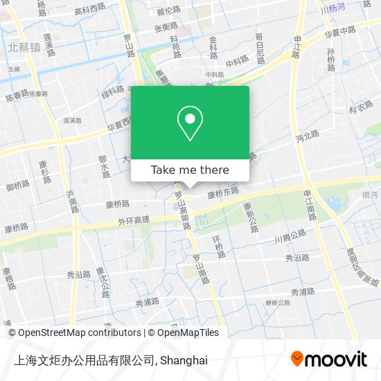 上海文炬办公用品有限公司 map