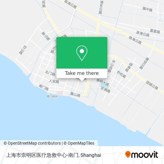 上海市崇明区医疗急救中心-南门 map
