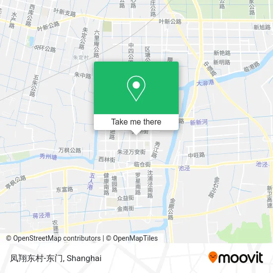 凤翔东村-东门 map