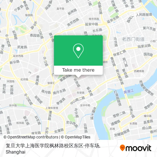 复旦大学上海医学院枫林路校区东区-停车场 map