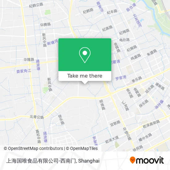 上海国唯食品有限公司-西南门 map