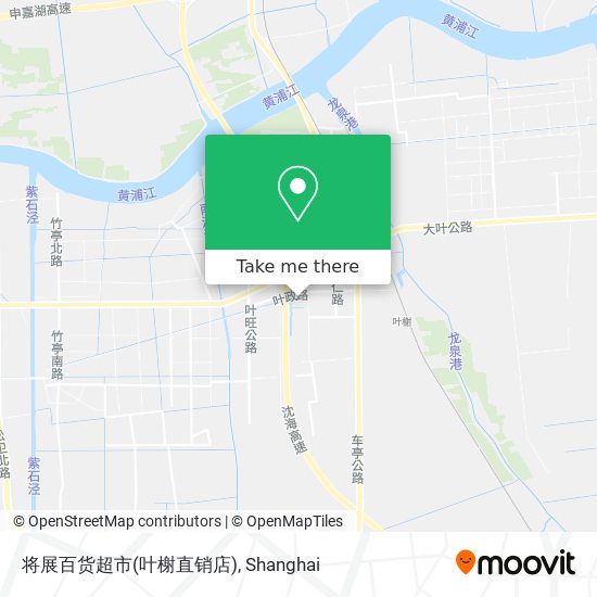 将展百货超市(叶榭直销店) map