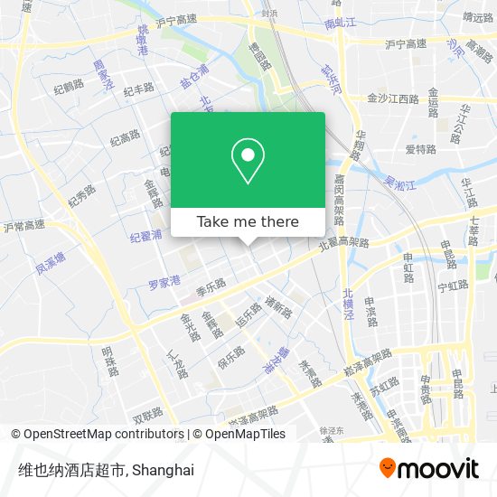 维也纳酒店超市 map