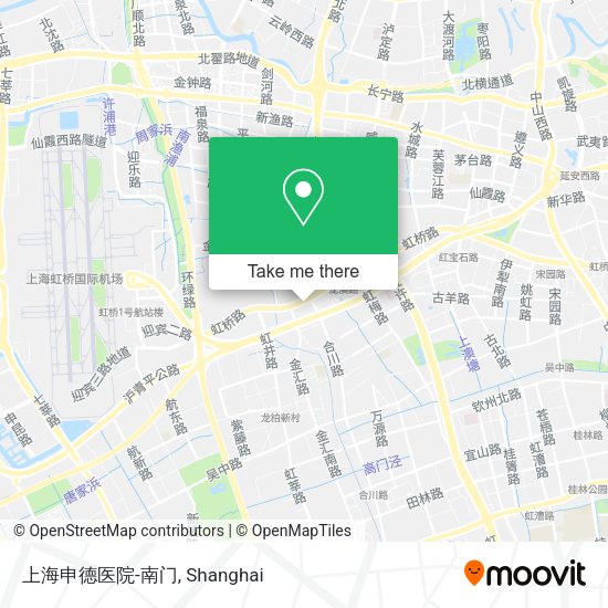 上海申德医院-南门 map
