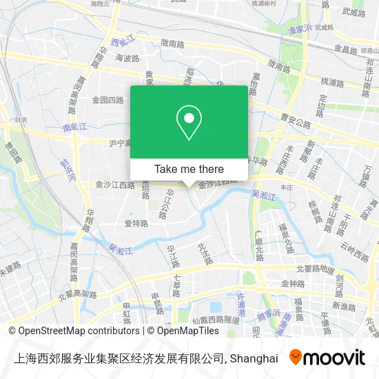 上海西郊服务业集聚区经济发展有限公司 map