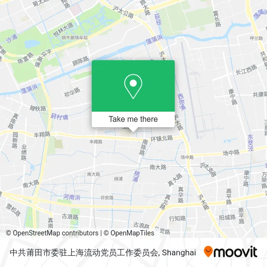 中共莆田市委驻上海流动党员工作委员会 map