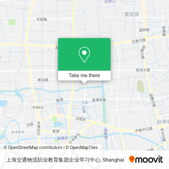 上海交通物流职业教育集团企业学习中心 map