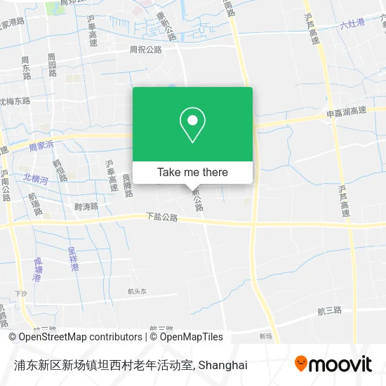 浦东新区新场镇坦西村老年活动室 map