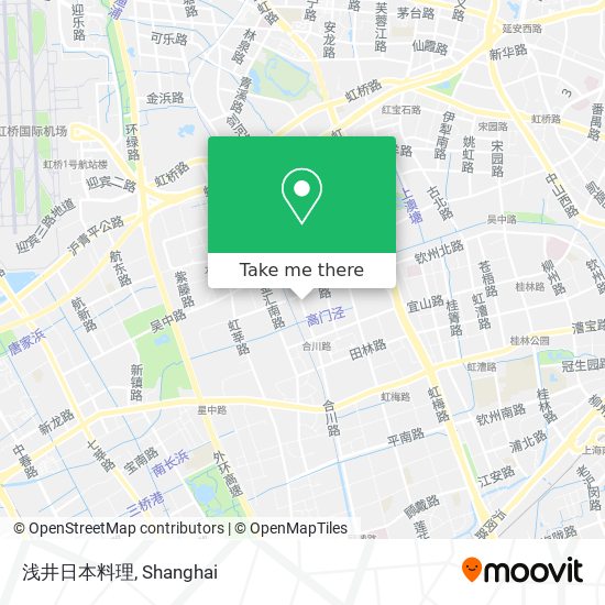 浅井日本料理 map
