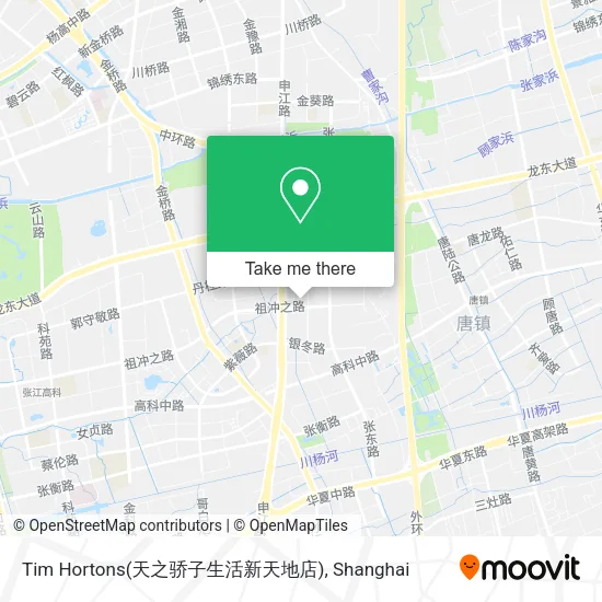 Tim Hortons(天之骄子生活新天地店) map