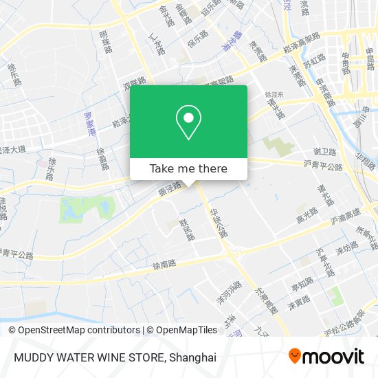 MUDDY WATER WINE STORE map