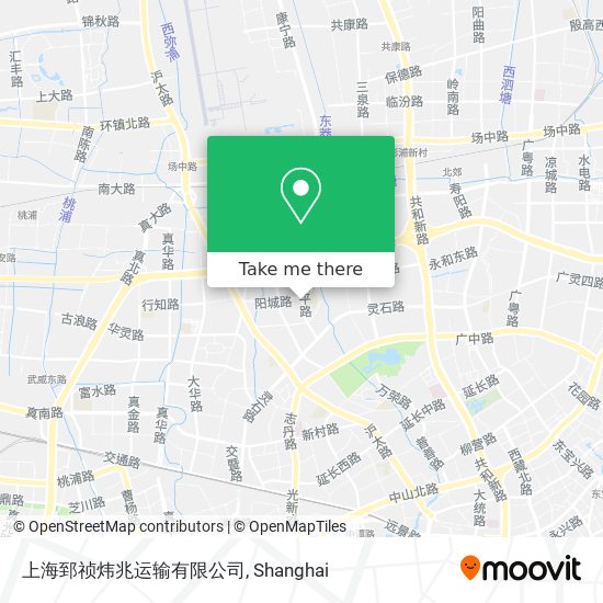 上海郅祯炜兆运输有限公司 map