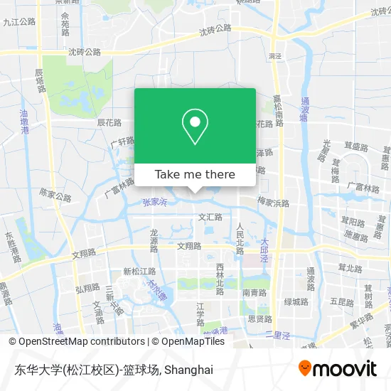 东华大学(松江校区)-篮球场 map