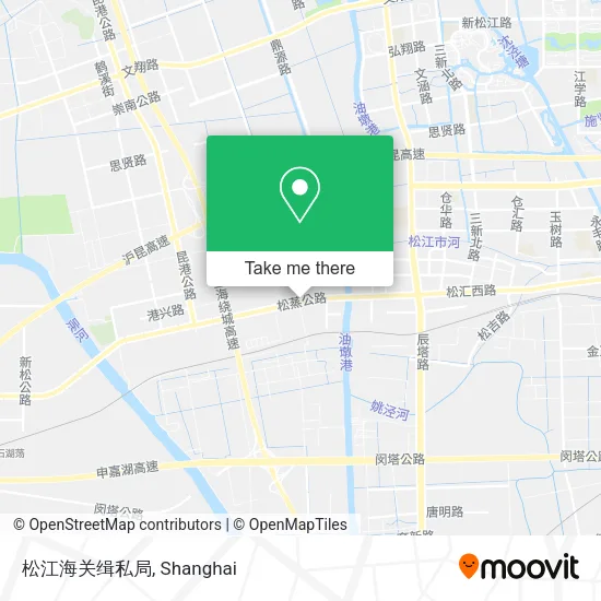 松江海关缉私局 map