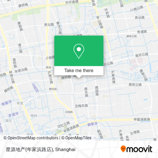 星源地产(年家浜路店) map