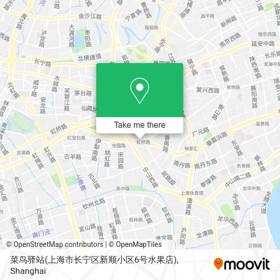 菜鸟驿站(上海市长宁区新顺小区6号水果店) map