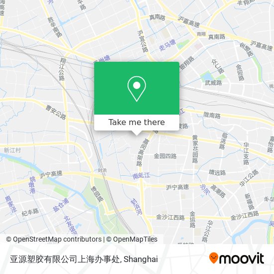 亚源塑胶有限公司上海办事处 map