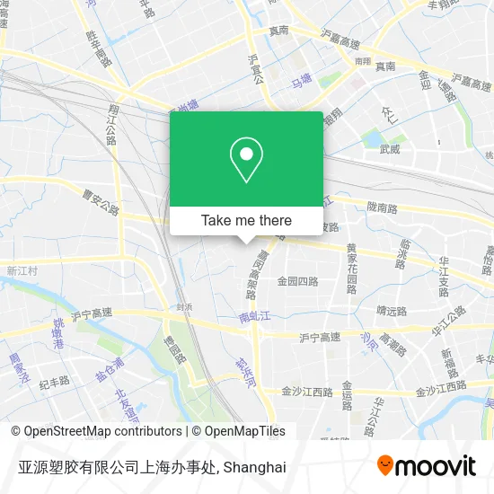 亚源塑胶有限公司上海办事处 map