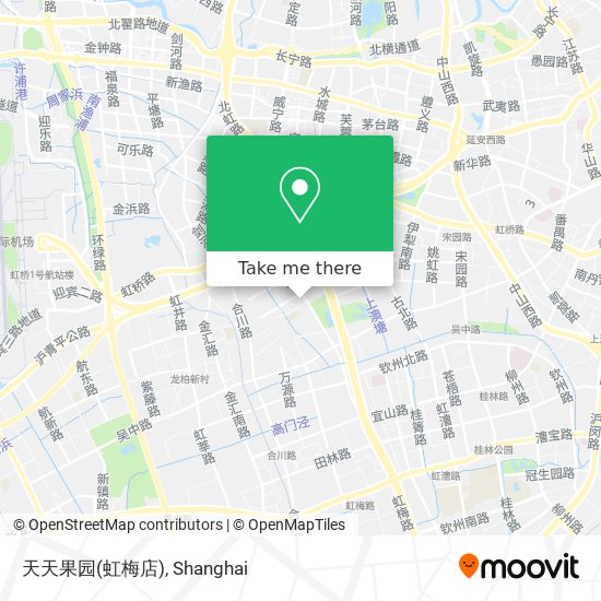 天天果园(虹梅店) map
