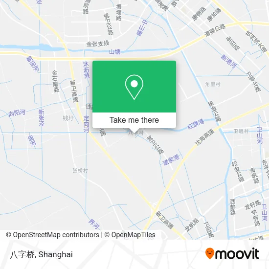 八字桥 map