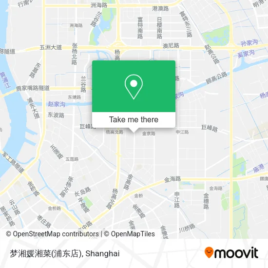 梦湘媛湘菜(浦东店) map