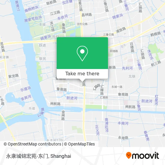 永康城锦宏苑-东门 map