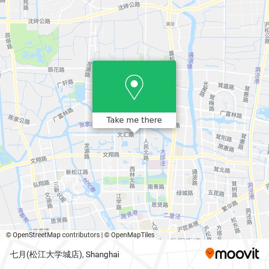 七月(松江大学城店) map