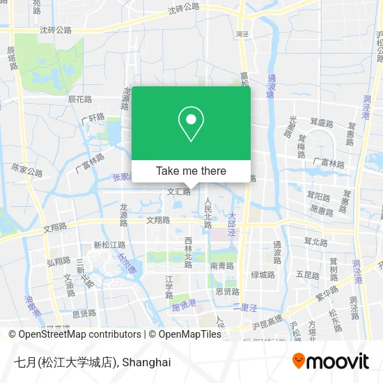 七月(松江大学城店) map