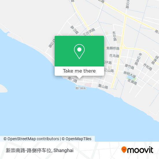 新崇南路-路侧停车位 map