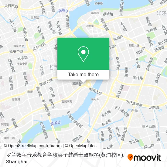 罗兰数字音乐教育学校架子鼓爵士鼓钢琴(黄浦校区) map