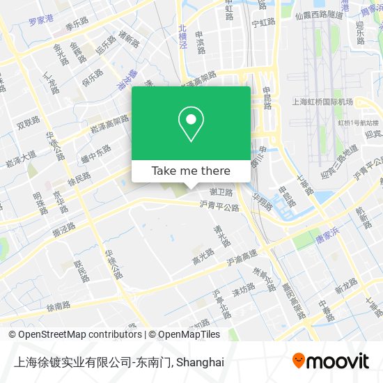 上海徐镀实业有限公司-东南门 map