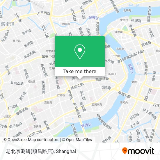 老北京涮锅(顺昌路店) map