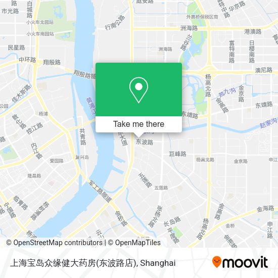 上海宝岛众缘健大药房(东波路店) map