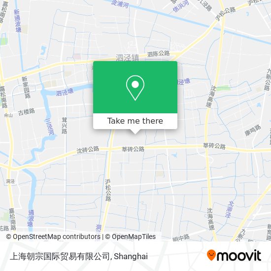 上海朝宗国际贸易有限公司 map