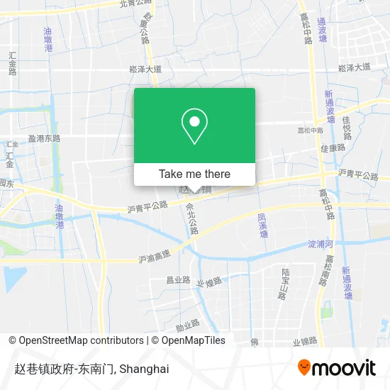 赵巷镇政府-东南门 map