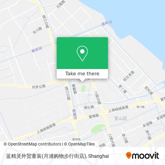 蓝精灵外贸童装(月浦购物步行街店) map