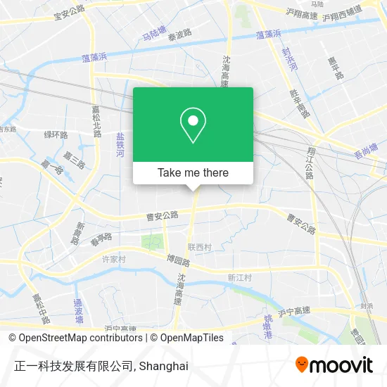 正一科技发展有限公司 map