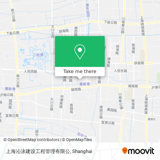 上海沁泳建设工程管理有限公 map