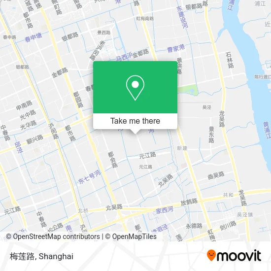 梅莲路 map