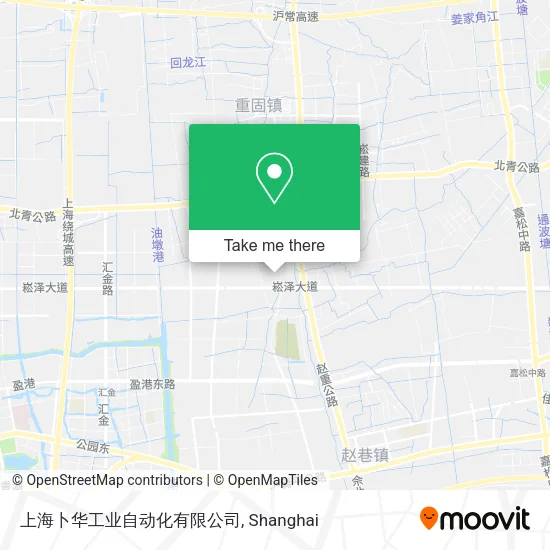 上海卜华工业自动化有限公司 map