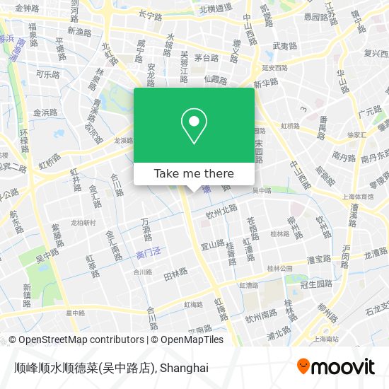 顺峰顺水顺德菜(吴中路店) map