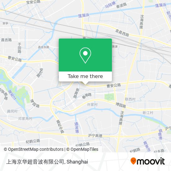 上海京华超音波有限公司 map