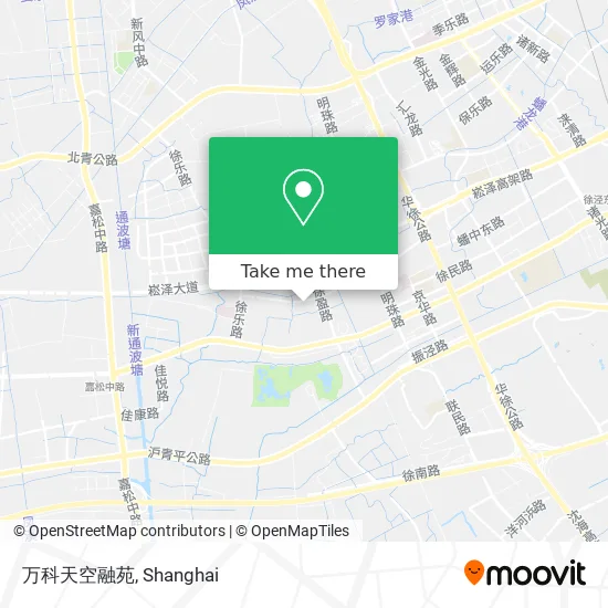 万科天空融苑 map